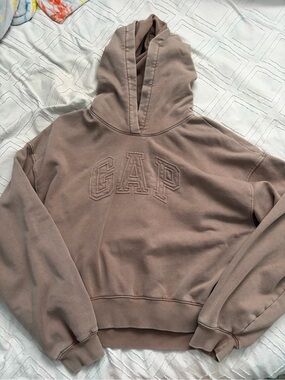 Brown gap hoodie